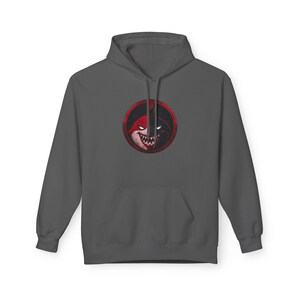 Jeffpool Landshark Deadpool Logo Hoodie | Marvel Rivals Graphic image 18