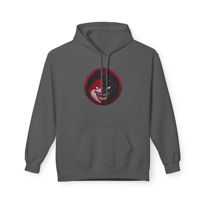 Jeffpool Landshark Deadpool Logo Hoodie | Marvel Rivals Graphic image 18