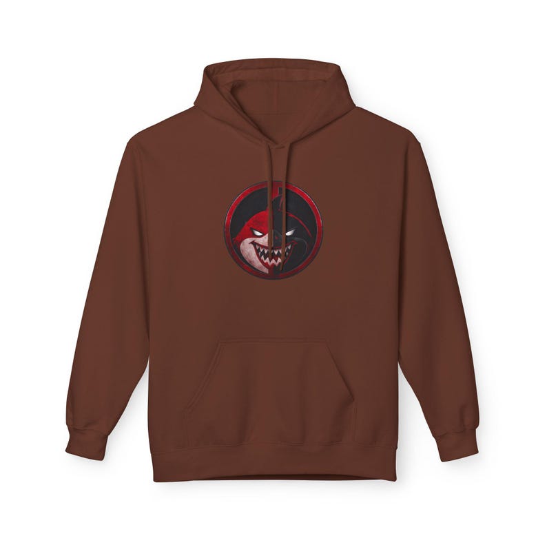 Jeffpool Landshark Deadpool Logo Hoodie | Marvel Rivals Graphic image 8