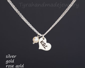 Personalized Heart bracelet,Heart initial bracelet,custom font,hand stamped,couple monogram,girlfriend gift,anniversary gift,wedding jewelry