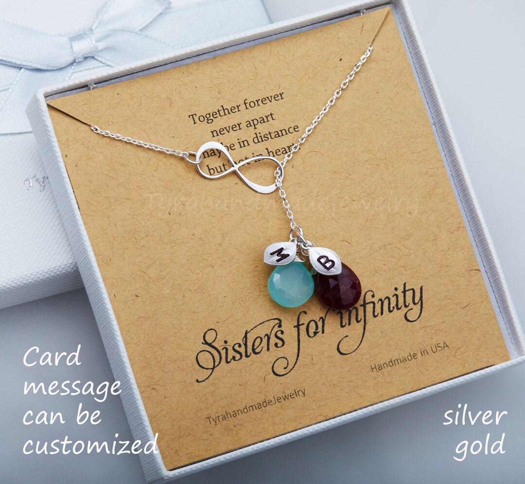 Personalized Infinity Necklace,lariat Infinity Sterling Silver Necklace ...