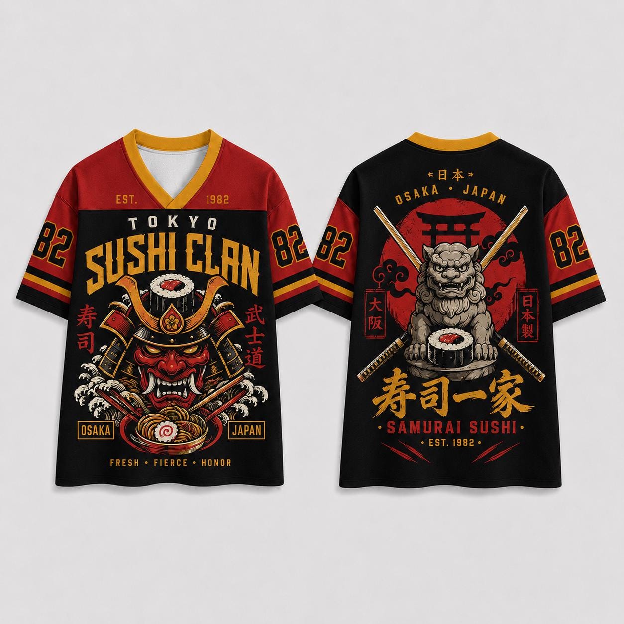 Japan Samurai Jersey - Etsy