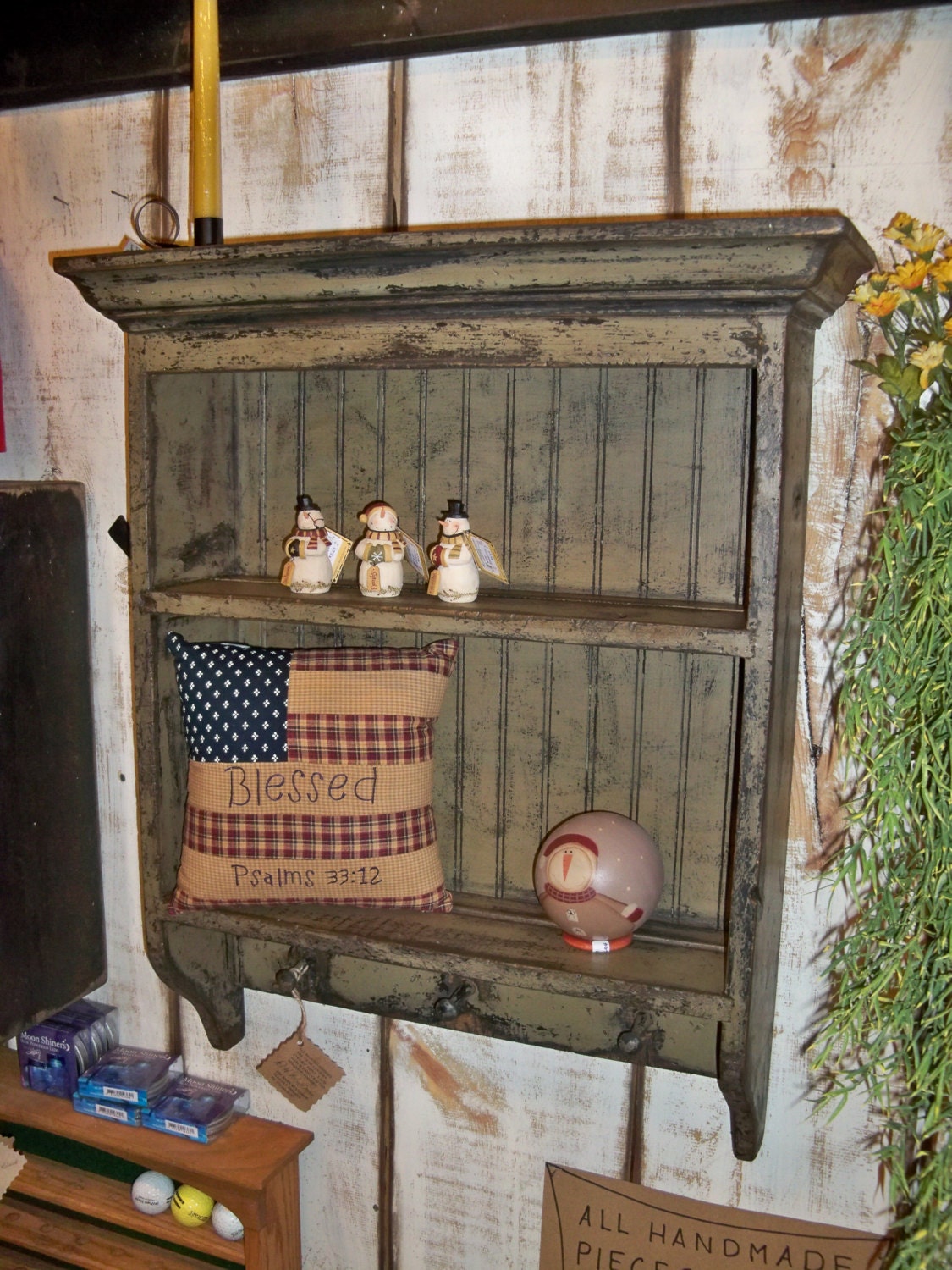 New Brunswick shelf with pegs Etsy