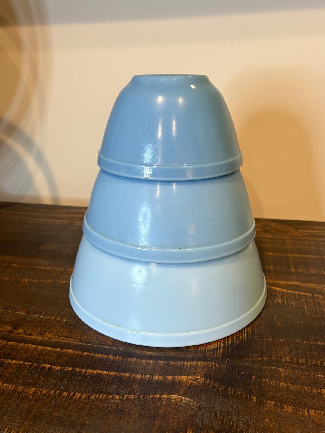 Vintage Pyrex Delphite Bluebelle Nesting Mixing Bowls. - Etsy