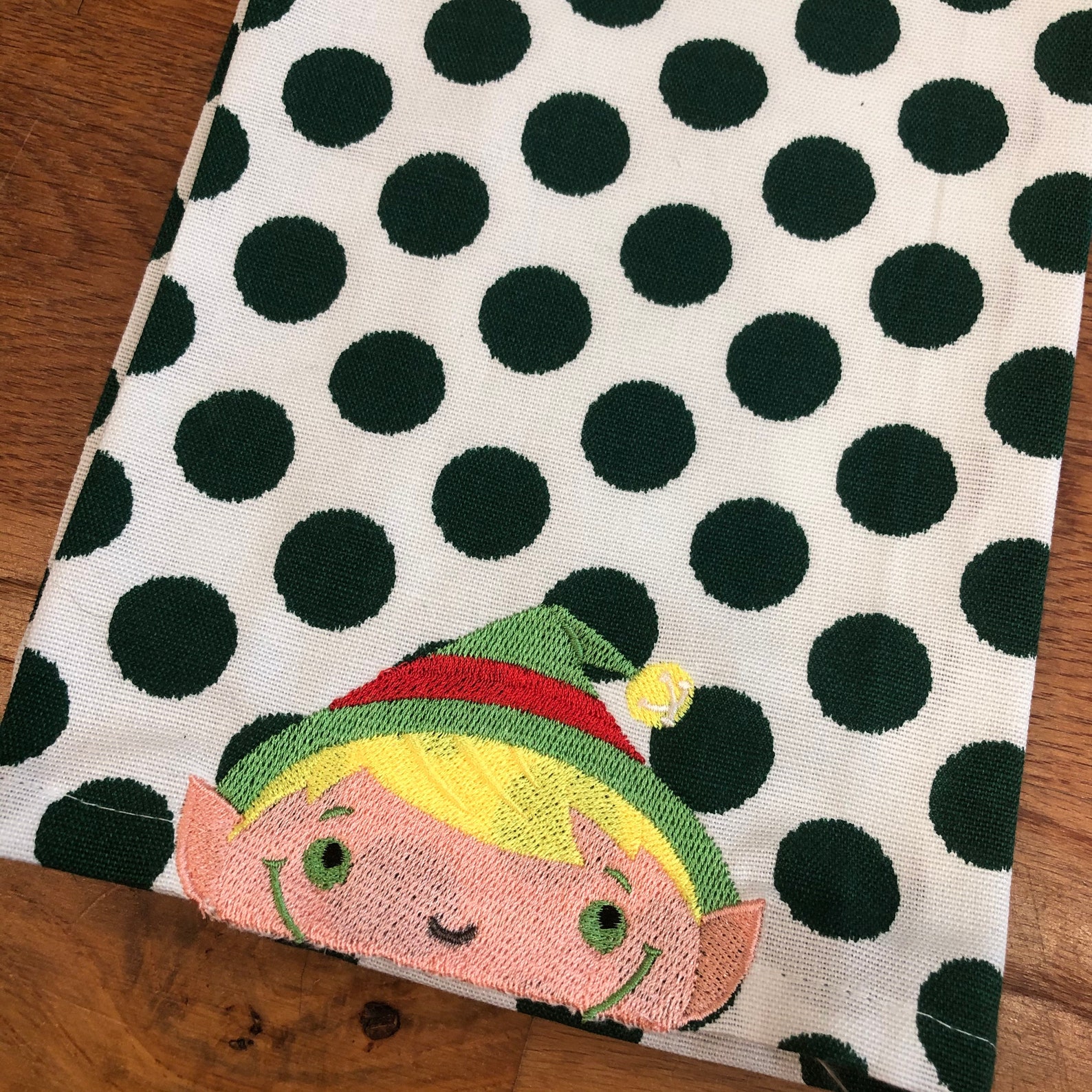 Christmas towel holiday towel elf towel elf decor elf hand Etsy