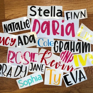 name decals- name label- personalized decal- name decal- personalized name decal- custom decal- custom name decal- custom word decal