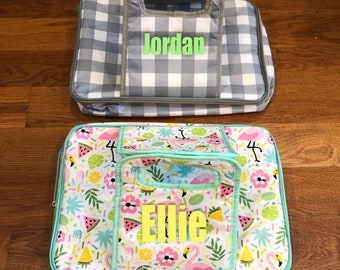 monogrammed casserole carrier