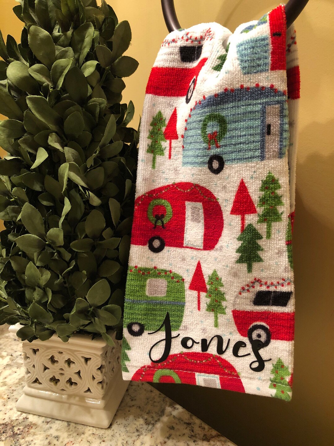 Camper Towel Camper Decor Camping Decor Camping Towel Camping Lover