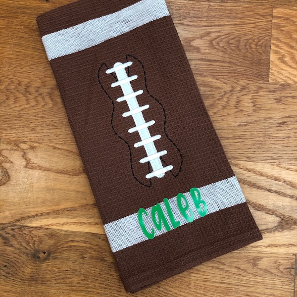 Football Towel Etsy