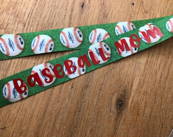 baseball lanyard- baseball lovers gift- coach lanyard- coaches lanyard- teacher lanyard- boy lanyard- student lanyard- baseball gift