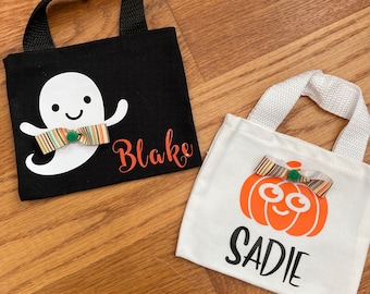 Coloranimal Trick or Treat Bags for Kids Small Cross-body Goody Candy Handbags for Halloween Pumpkin 