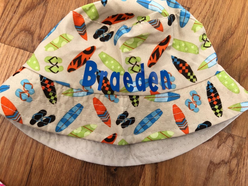 Baby Beach Hat Boy Beach Hat Girl Beach Hat Reversable Baby Etsy