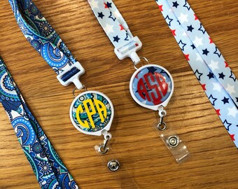 Custom lanyard- personalized lanyard- personalized badge holder- teacher gift- back to school- student gift- school id holder- nurse gift-