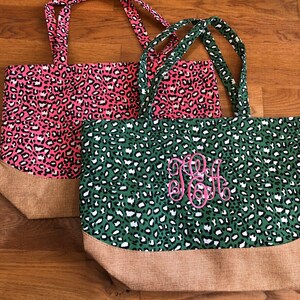 personalized leopard print bag- animal print lover gift- leopard print lover gift- monogram leopard print bag- monogrammed leopard bag