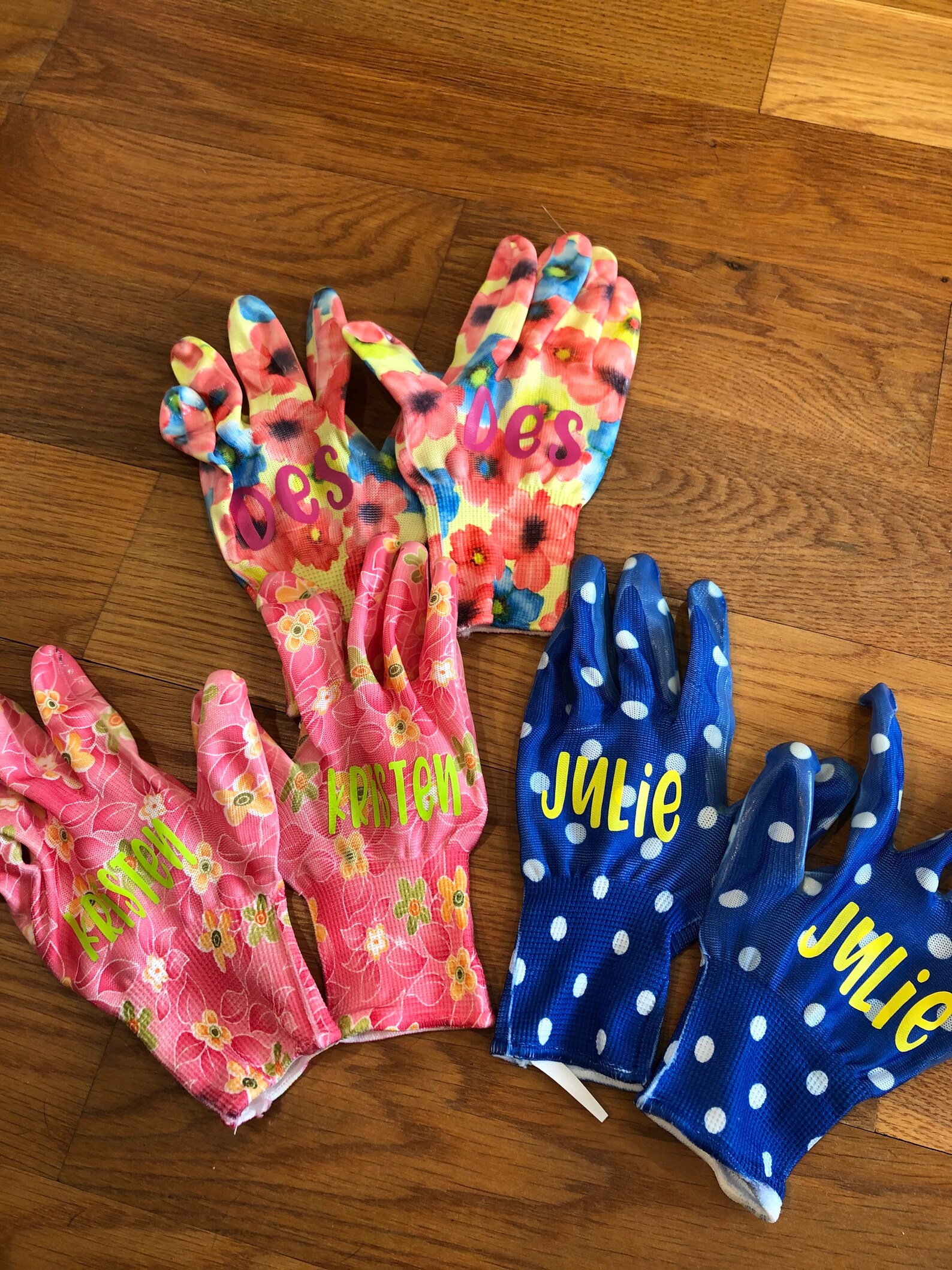 Personalized garden gloves Garden gloves gardening gloves Etsy