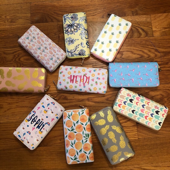 Personalized Wallet Gift for Her Wallet for Her Wallet Girls Wallet Teen Gift Tween Gift Flamingo Wallet Snakeskin Wallet Etsy