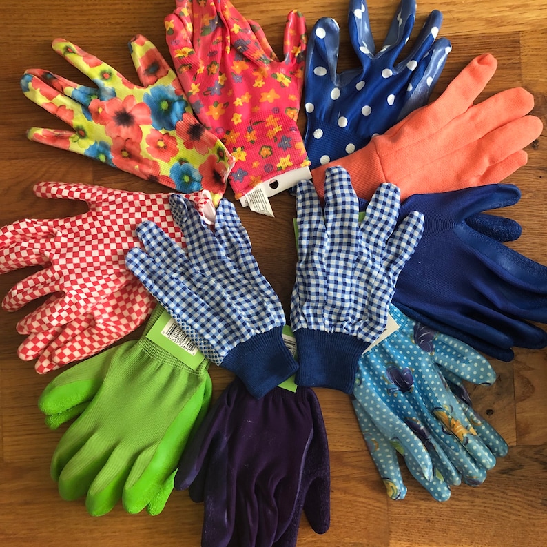 Personalized garden gloves Garden gloves gardening gloves Etsy