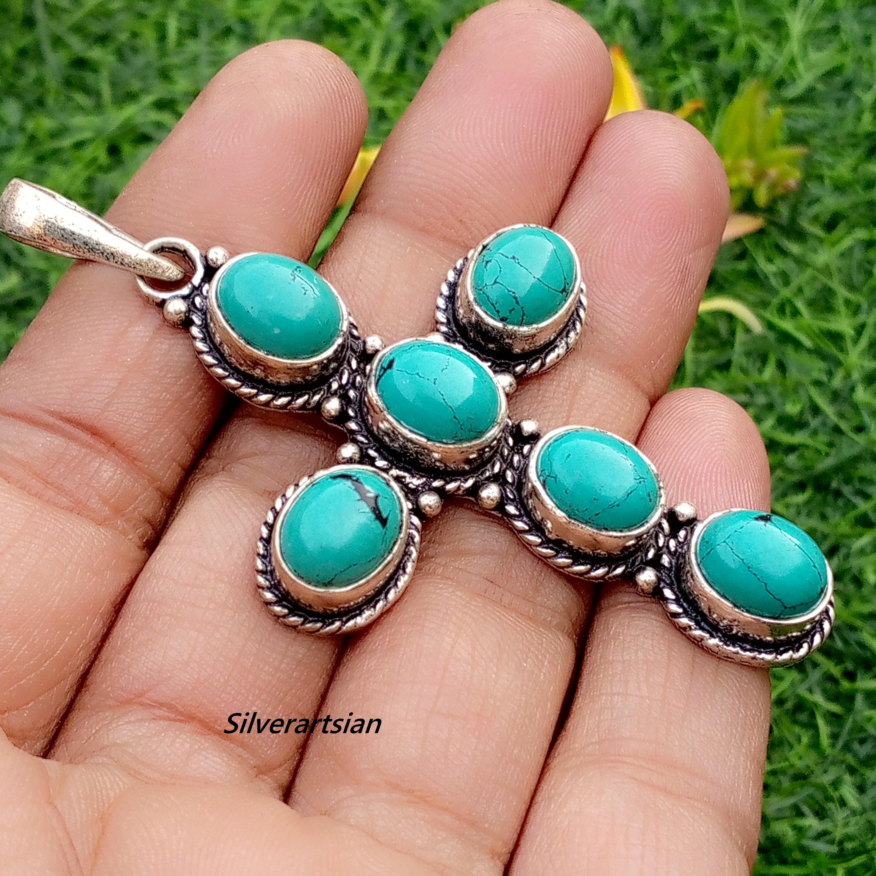 エジプシャンターコイズ　11カラット Egyptian turquoise - Etsy 日本