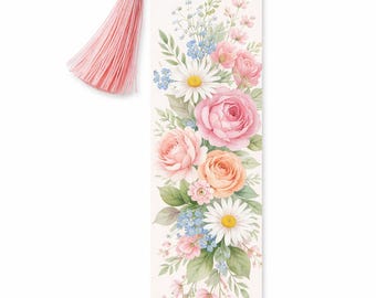 Floral Watercolour Bookmarks – Spring Inspired Book Lover Gift