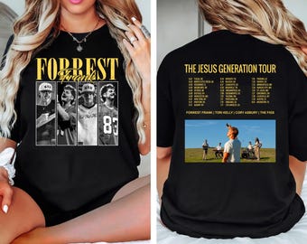 Forrest Frank Shirt The Jesus Generation Tour 2024, Comfort Colors Christian Music Tee, Forrest Frank Fan Gift, Concert Merch Graphic Tee