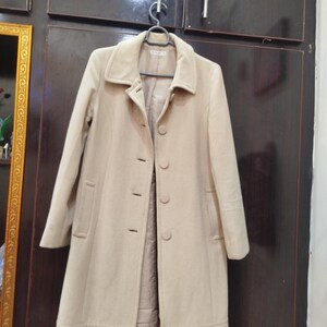 Women's Long Coat Sewing Pattern, Classic Button Front Tailored Jacket (Digital PDF) // winter long Coat A0/A4/US LETTER image 6