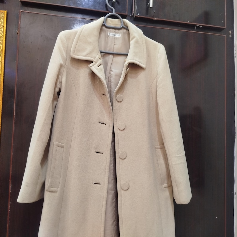 Women's Long Coat Sewing Pattern, Classic Button Front Tailored Jacket (Digital PDF) // winter long Coat A0/A4/US LETTER image 3
