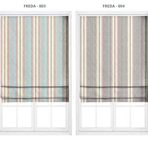 Striped Window Curtains. Blue/ Pink/ Green/ Gray. Custom Size Panels. Blackout Add-On. Back Tab/ Flat Top/ Grommet/ Rod Pocket (Freda)