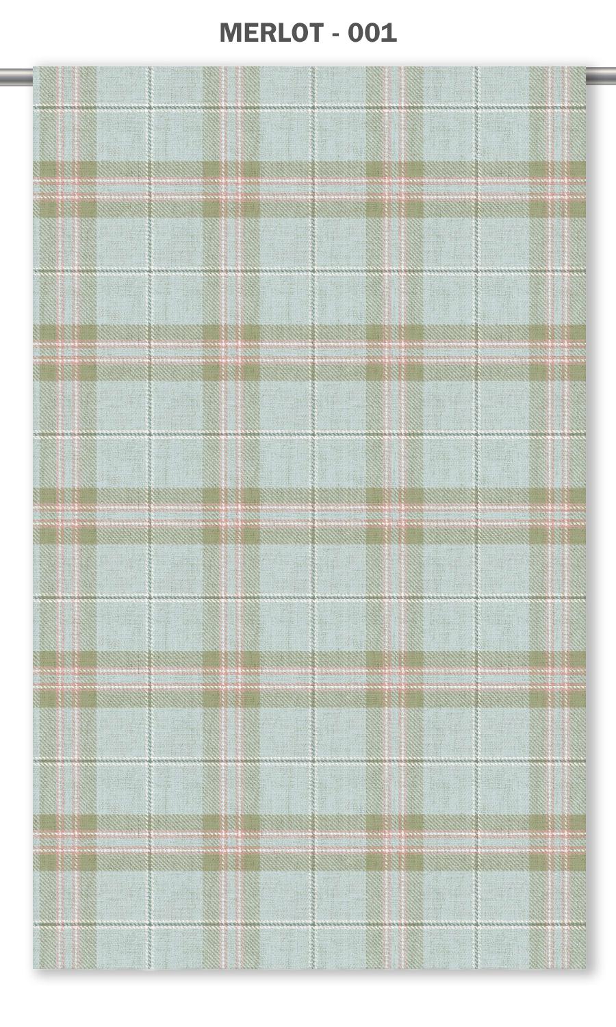 Windowpane Checkered/ Plaid Designer Fabric by Yard for Window ...
