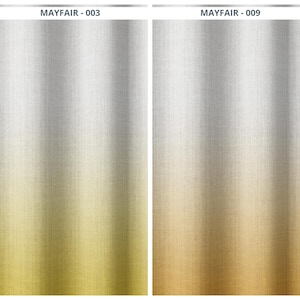 Ombre 2-Tone Effect Pinch Pleat Curtains. Custom Window Drapes. Any Size/ Length Drapery Panels. Blackout Add-On | Yellow/ Orange | Mayfair