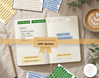New Beginnings – Inspirational Words & Quotes | Ephemera Labels | Printable | Digital | Journal Pages | Core Life #01
