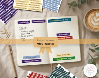 Inspirational Quote Ephemera Bundle - Mindful Journaling Kit (Digital Download)