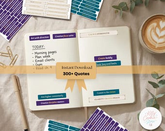 Inspirational Quote Labels – Printable Journal Ephemera (PDF & PNG)