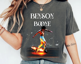 Benson Boone Vintage Comfort Colors Shirt, Benson Merch Kid Shirt, Benson Boone Concert Tour Young Hoodie Sweatshirt, BB Tour Album Concert