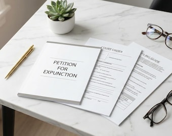 Texas Expunction DIY Kit Ausfüllbare Rechtsformen PDF Klarhaft