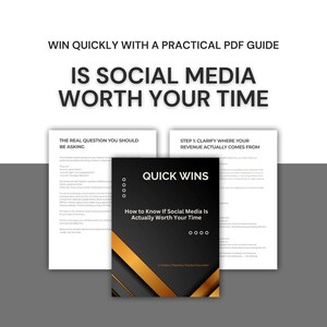 Mittelständische Unternehmen Strategie PDF | Social Media ROI Entscheidungsrahmen (Digitales PDF)