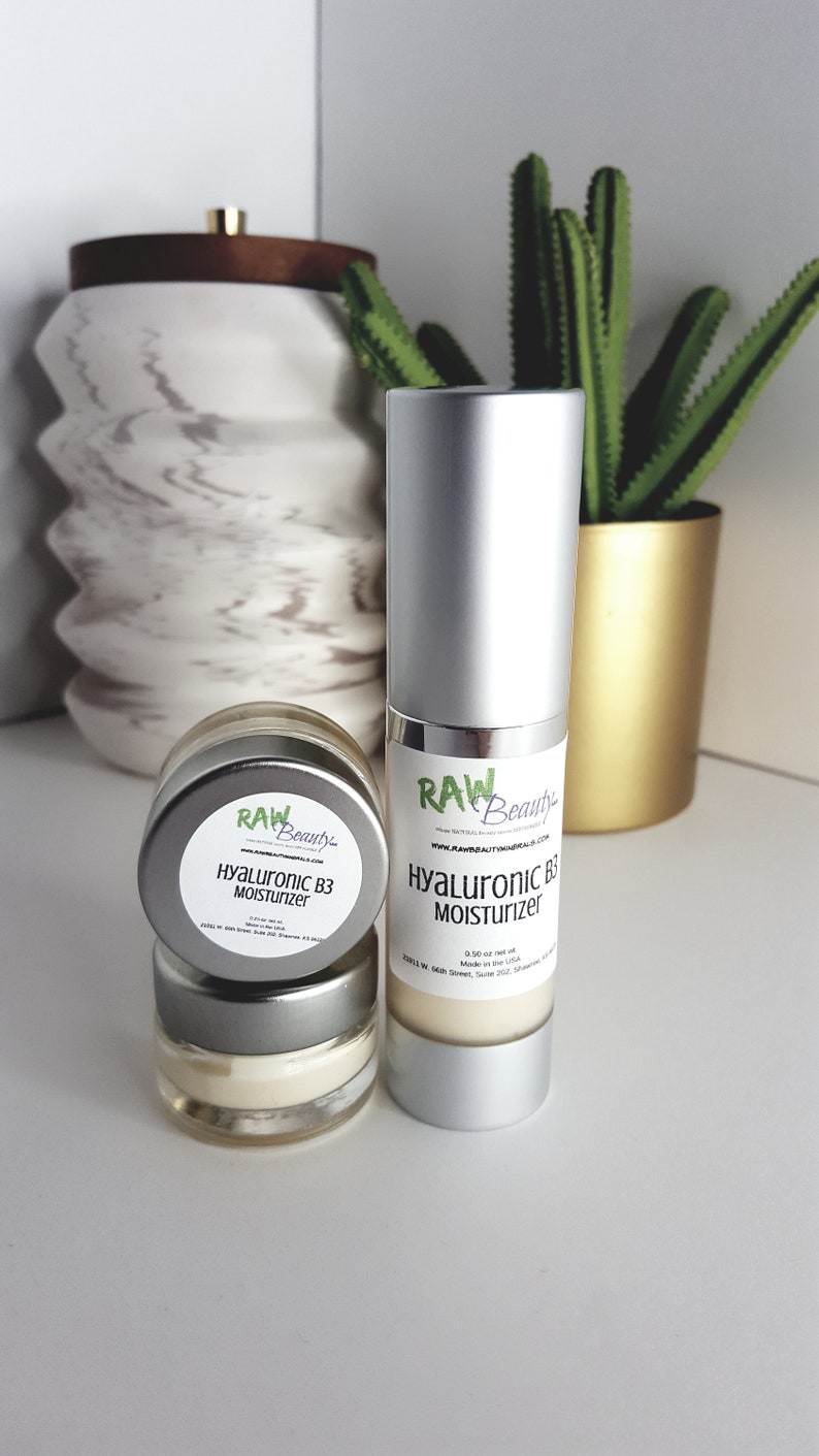 Hyaluronic Acid Natural Skincare Face Cream Vegan Etsy