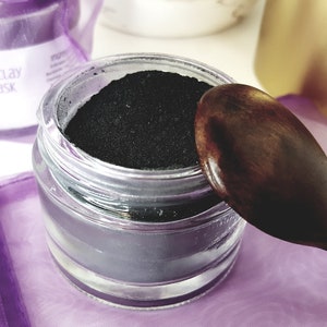 Raw Beauty Activated Charcoal and Clay Dry Mud Mask | Vegan Face Mask | Skin Detox for All Skin Types
