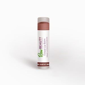 Raw Beauty Tinted Lip Balm Earthy Brown LB04