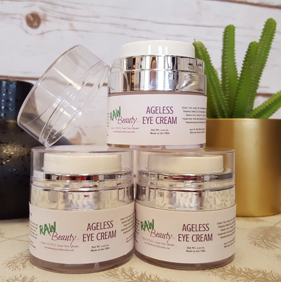 Hyaluronic Acid Natural Eye Cream Vegan Skincare Face Etsy