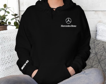 Sudadera con capucha Mercedes, sudadera Mercedes Benz AMG, sudadera con capucha con el logotipo de Mercedes AMG, camiseta deportiva AMG