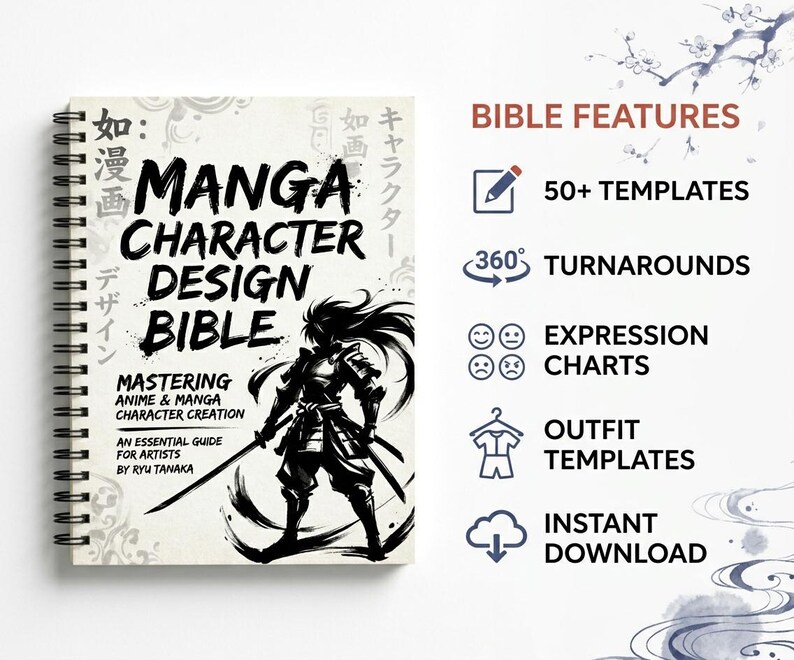 Manga Character Design Workbook,anime Anatomy Practice Templates,learn ...