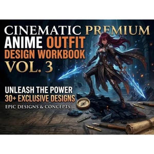 Anime Armor Design Workbook Vol. 3 | Fantasy Concept Art Reference (PDF Download)