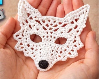 Crochet Wolf Applique Pattern | Wolf Face Crochet Motif for Hats and Blankets | Easy Animal Pattern with Video Guide