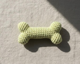 Crochet Bone Pet Toy | Amigurumi Cat, Dog (PDF Pattern)