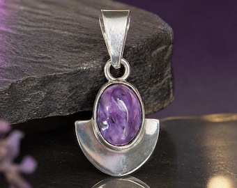 Albert Yazzie Native American Vintage Purple Charoite Sterling