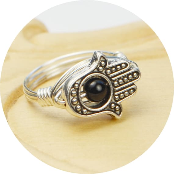 Sterling Silver Hand Carved Gemstone Ring - Available in 9 stones Up to Size 14! Sterling Silver Hand Carved Gemstone Ring - Available in 9 stones Up to Size 14!