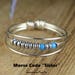 Morse Code SISTER Ring-Your Choice of Color Beads and Silver, 14k Rose or Yellow Gold Filled Wire-Size 4 5 6 7 8 9 10 11 12 13 14