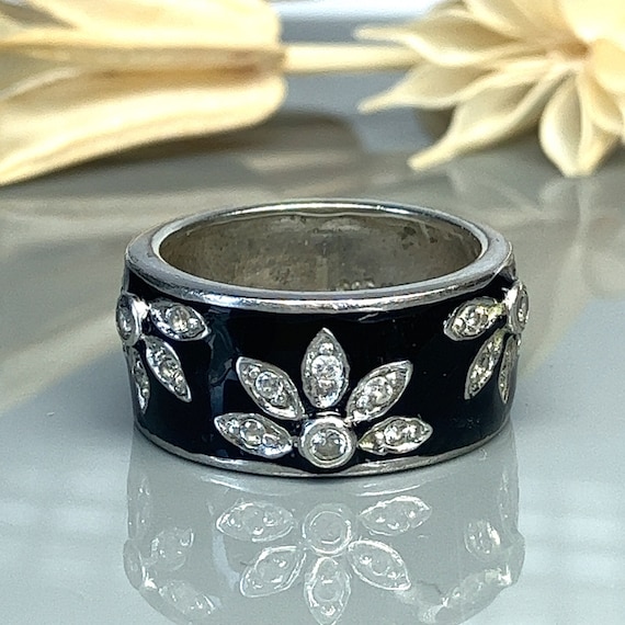 ☆TATIANA☆ SILVER925 Flower Draw Heart Cubic Ring CR1811 61AknXuRFlS._UF894,1000_QL80_.jpg