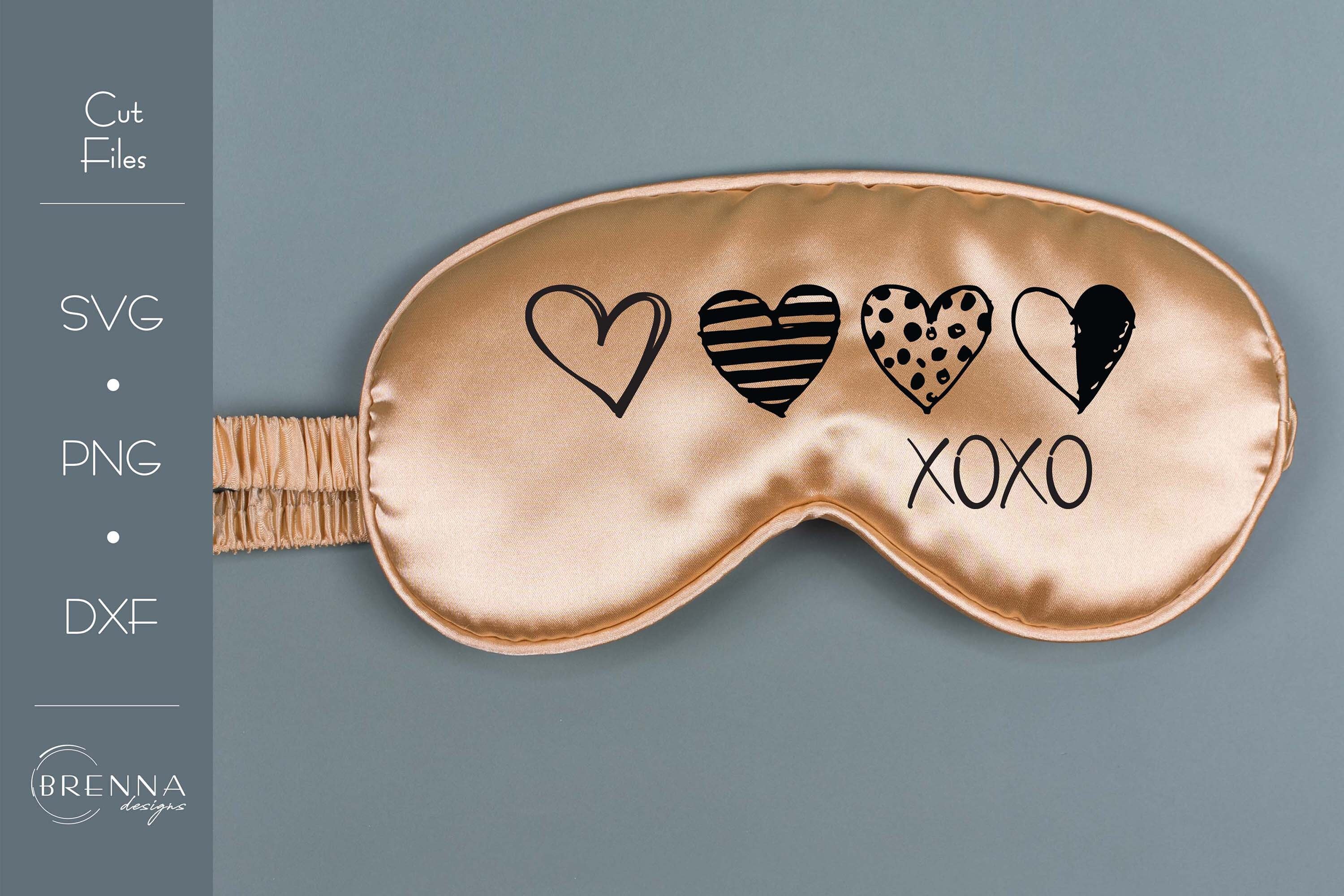 XOXO Hearts SVG | Valentines Day Svg | Black and White Hearts Bundle ...