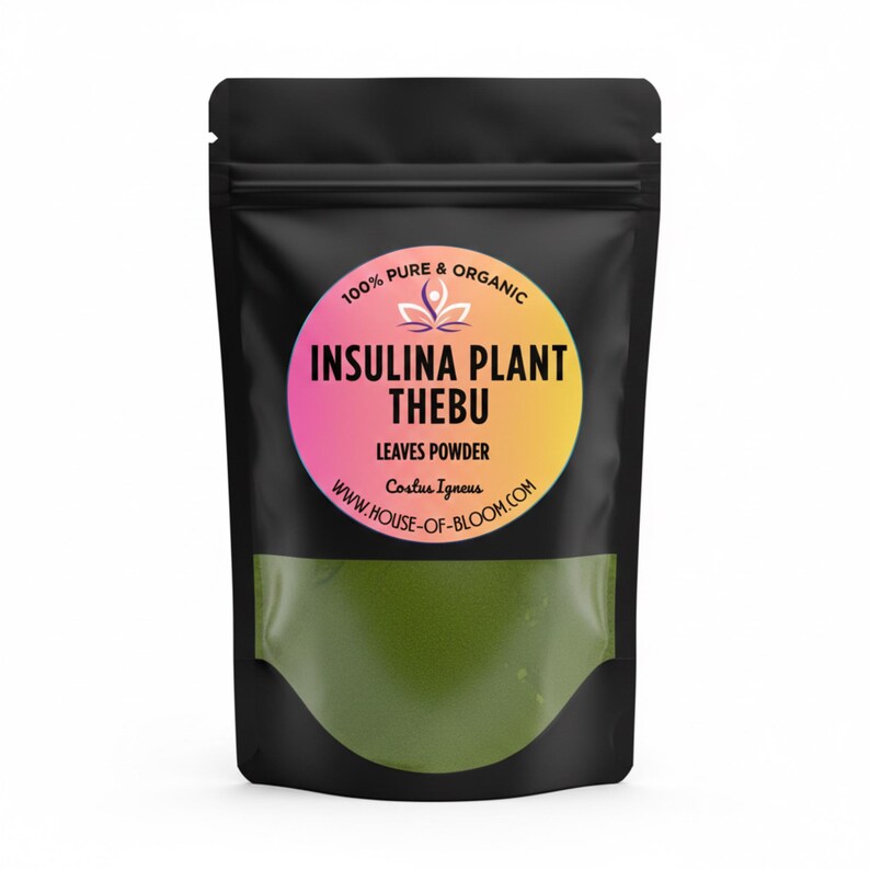 Organic Insulina Plant Powder – Thebu Leaves, Metabolic Support - Etsy